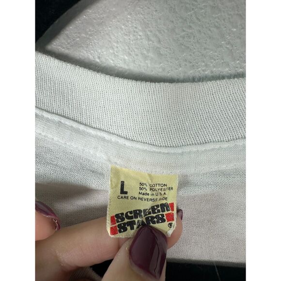 Screen Stars Vintage Single Stitch Club Juana Sexy Woman Strip Club Shirt Large - Picture 2 of 5